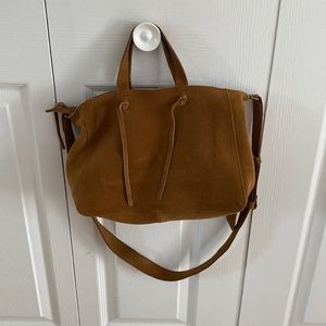 Madewell Tan Suede Purse